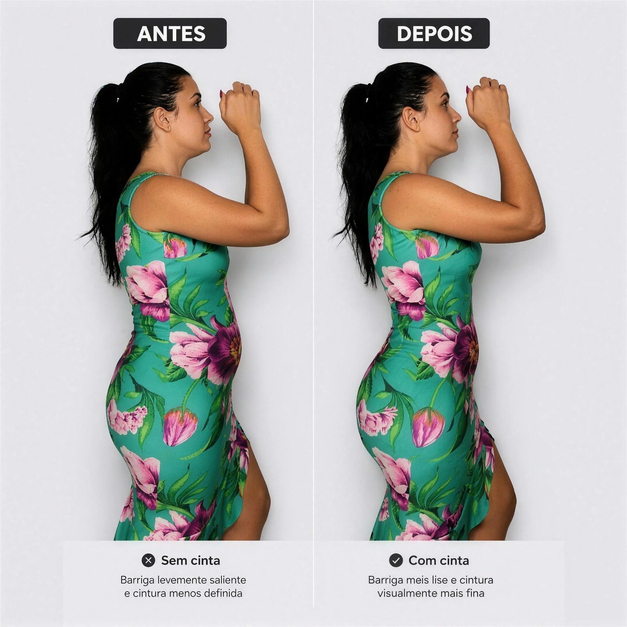 Cinta Modeladora CurveFit™ Alta Compressão Afina Cintura