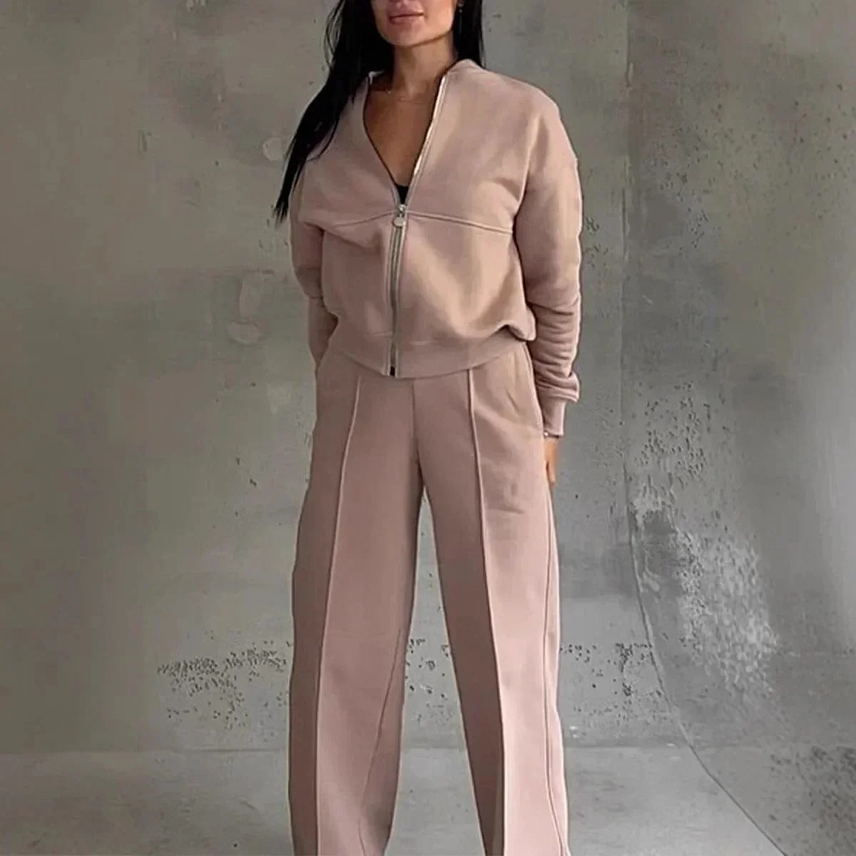 Conjunto Naomi em Moletom Premium com Jaqueta