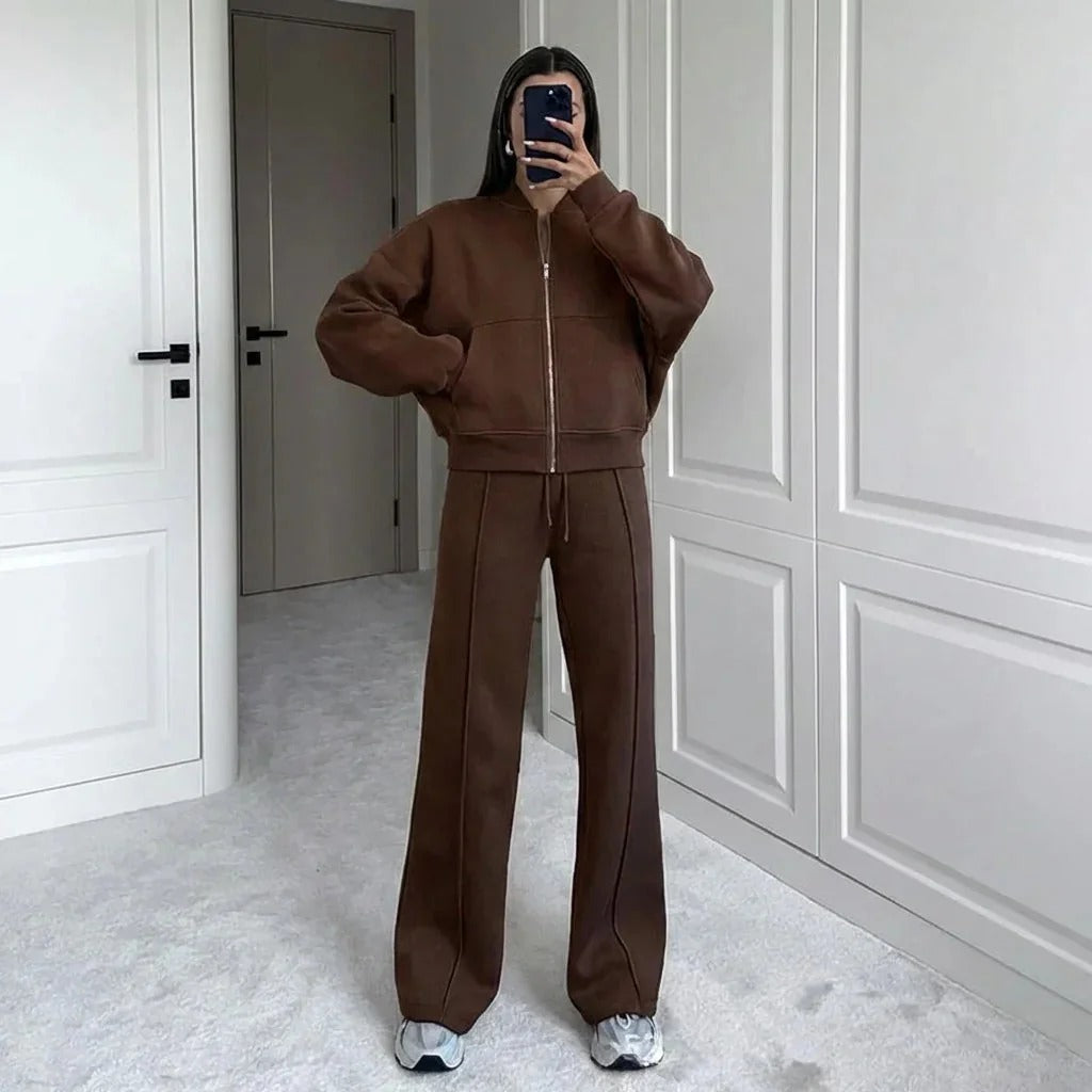 Conjunto Naomi em Moletom Premium com Jaqueta