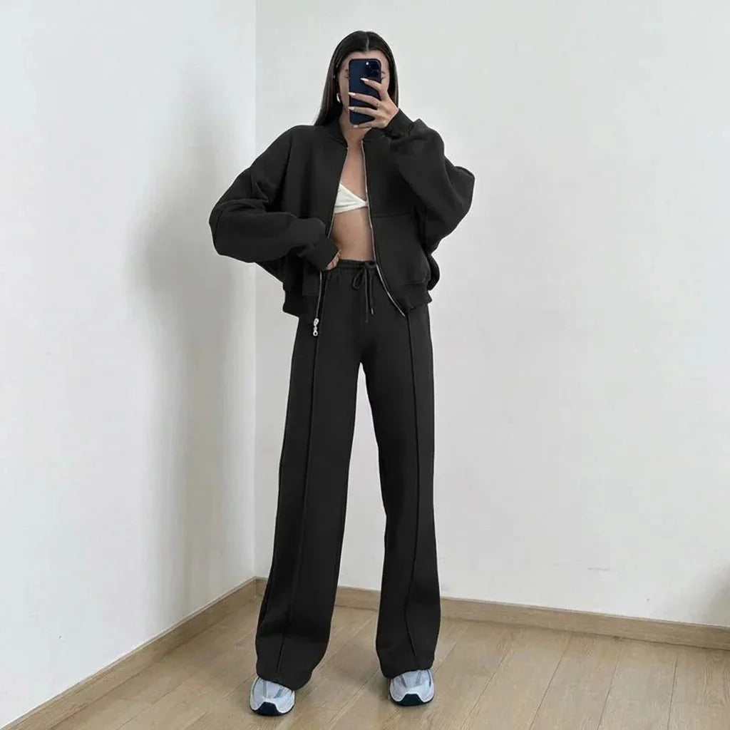 Conjunto Naomi em Moletom Premium com Jaqueta