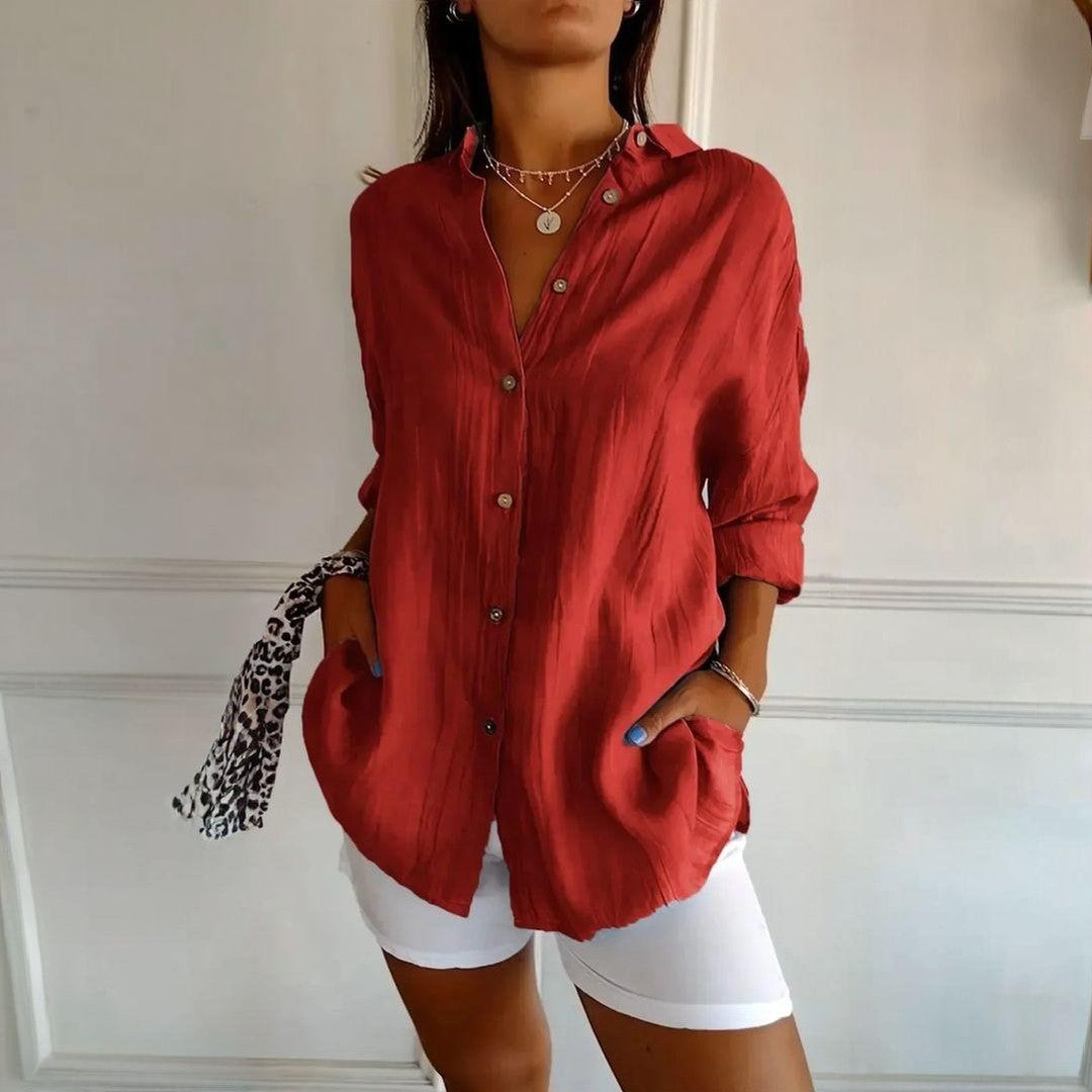 Kit 3 Camisas Ibiza em Linho de Algodão – Design Semi Plissado — Miralleve