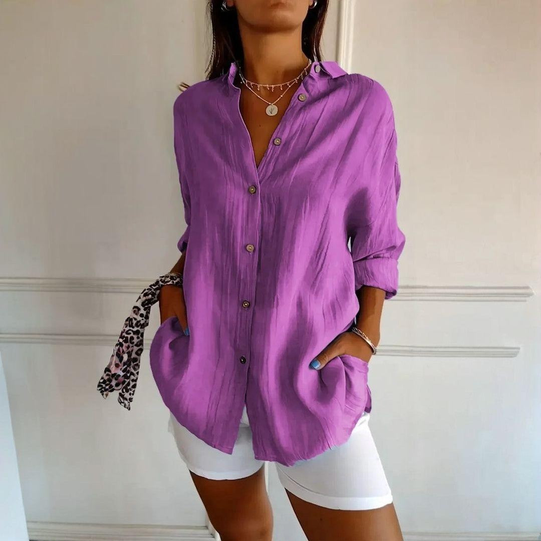 Kit 3 Camisas Ibiza em Linho de Algodão – Design Semi Plissado — Miralleve