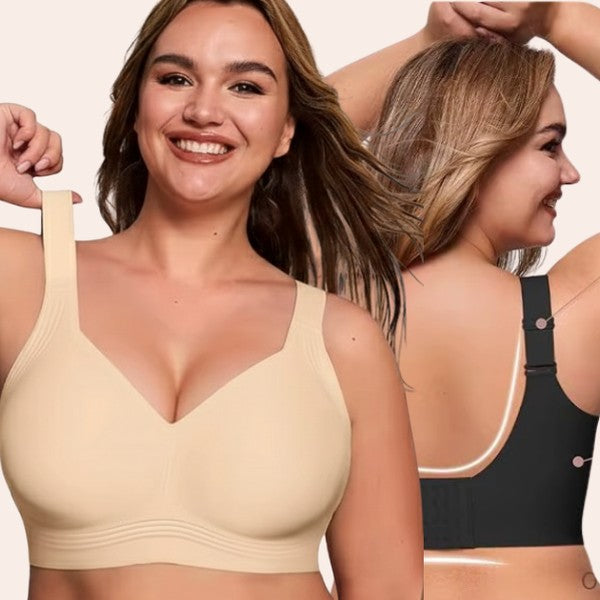 Kit 3 Sutiãs Luna Comfort - Sutiã com Efeito Invisível e Zero Marcas — Miralleve