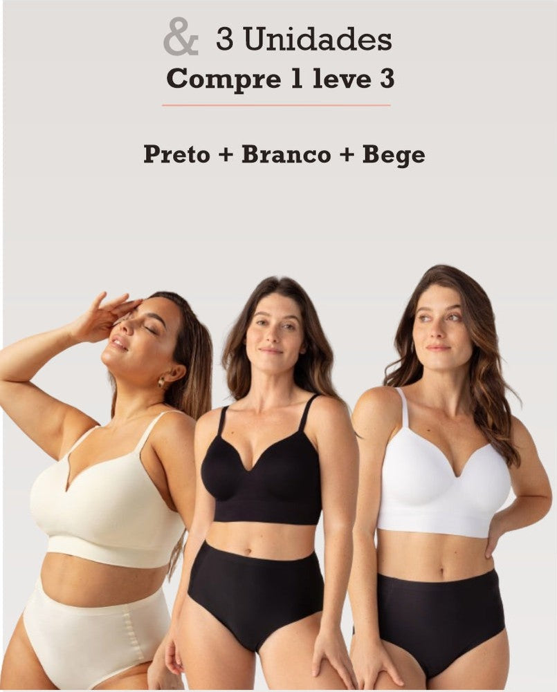 Kit 3 Sutiãs Modelador Libelle — Miralleve