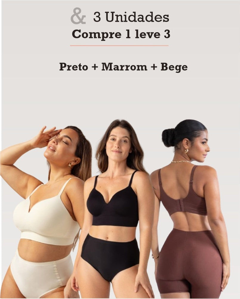 Kit 3 Sutiãs Modelador Libelle — Miralleve