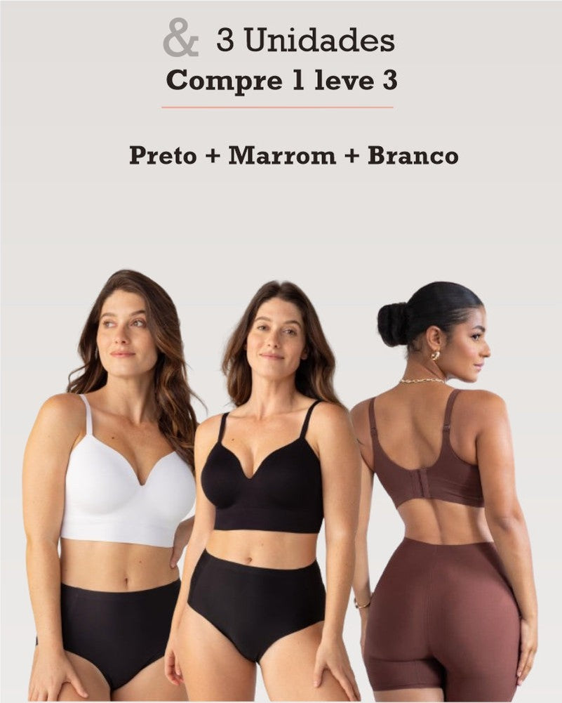 Kit 3 Sutiãs Modelador Libelle — Miralleve