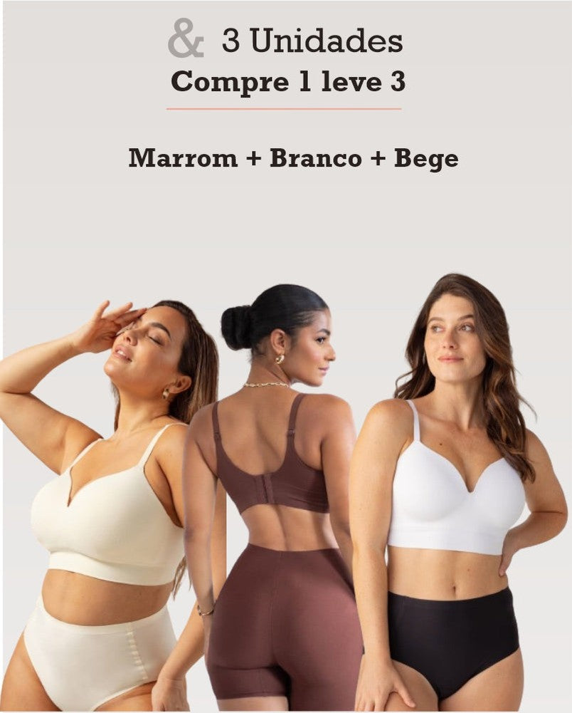 Kit 3 Sutiãs Modelador Libelle — Miralleve