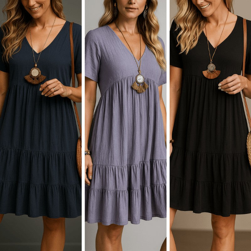 Kit 3 Vestidos Feminino FinaFlor — Miralleve