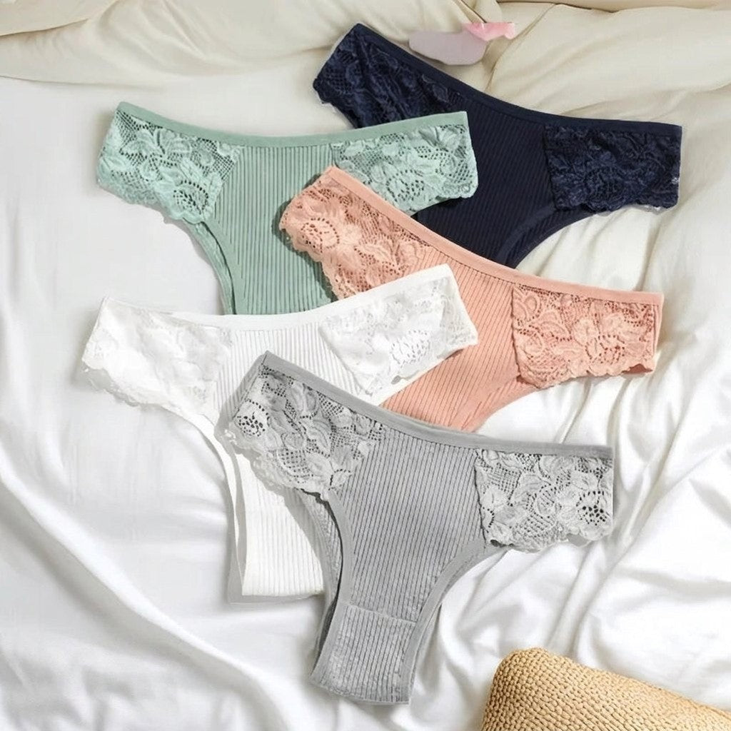 Kit 5 Calcinhas Comfort Belt Originais - 100% Algodão — Miralleve