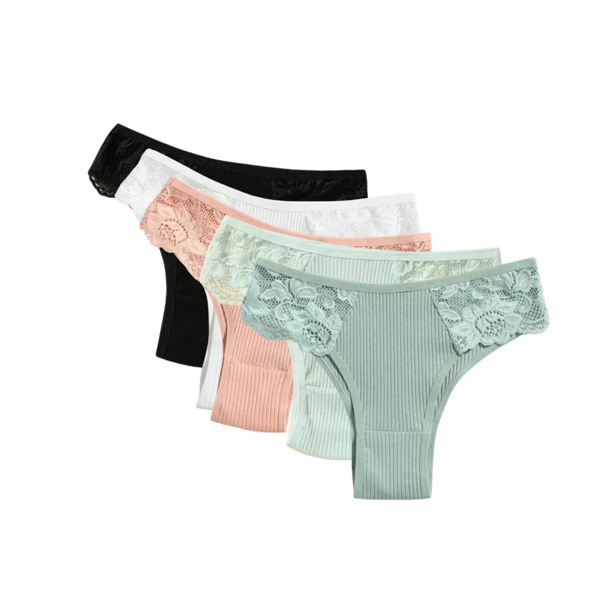 Kit 5 Calcinhas Comfort Belt Originais - 100% Algodão — Miralleve