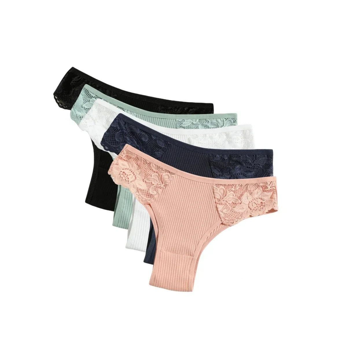 Kit 5 Calcinhas Comfort Belt Originais - 100% Algodão — Miralleve