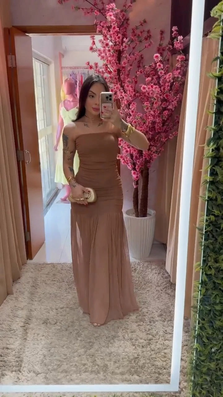 Vestido Longo Tomara Q Caia