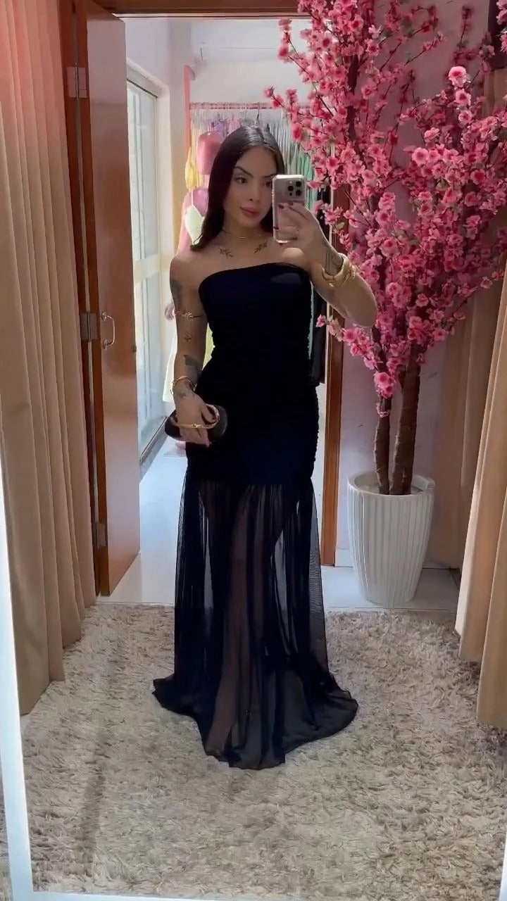 Vestido Longo Tomara Q Caia